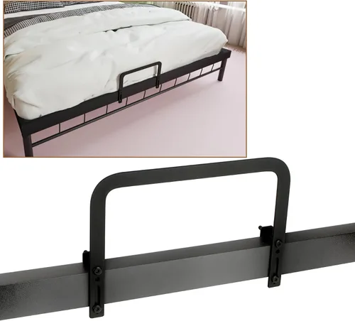 2 tapones deslizantes de colchón para marco de cama de metal (5.2 pulgadas) de alto, soporte de barra de retención que evita que el colchón se