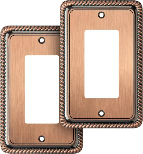 Miniatura 29 de Henne Bery Placa Decorativa de Pared con Borde de Cuerda Placa de Interruptor Cubierta de Tomacorriente
