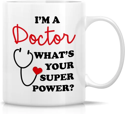 Miniatura 19 de Retreez Taza Graciosa - Confía en mí, casi soy médico, 325 ml, Tazas de café de cerámica - Tazas divertidas, sarcásticas, motivacionales, regalos