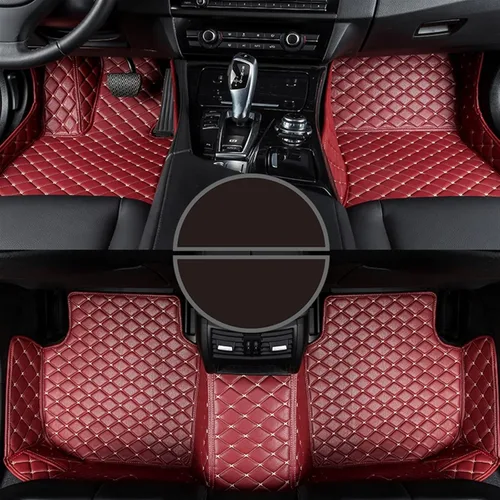 Tapete de coche personalizado para Nissans, Altima, Bluebird, Sylphy Tiida, Livina, Sunny March, accesorios para pies, alfombras (color : 1)
