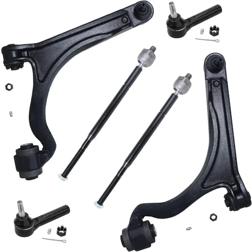 Miniatura 123 de Detroit Axle - Kit de brazos de control de extremo delantero 4WD para Ford 04-08 F-150, 06-08 Lincoln Mark LT, 4 extremos de barra de acoplamiento
