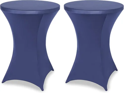 Miniatura 22 de FestiCorp Cubierta de Mesa de Spandex, Manteles Ajustados para Cóctel, Cubiertas de Mesa Redondas Elásticas Highboy para Fiesta, DJ, Bar, Boda, Rosa