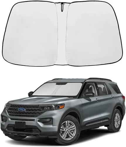 Miniatura 55 de Parasol para parabrisas delantero mejorado 2025 para Honda Civic 2022-2024, reflector, plegable, parasol para parabrisas de automóvil, parasol