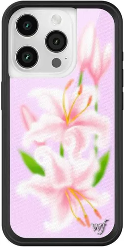 Miniatura 8 de Wildflower - Fundas compatibles con Apple iPhone 15 Pro Protector de goma negro, certificado de prueba de caída de 4 pies, propiedad de mujeres