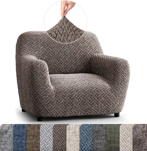 Miniatura 15 de PAULATO BY GA.I.CO. Funda para silla – Funda elástica para sillón – Funda de sillón para mascotas y niños – Fundas suaves para silla – Protector