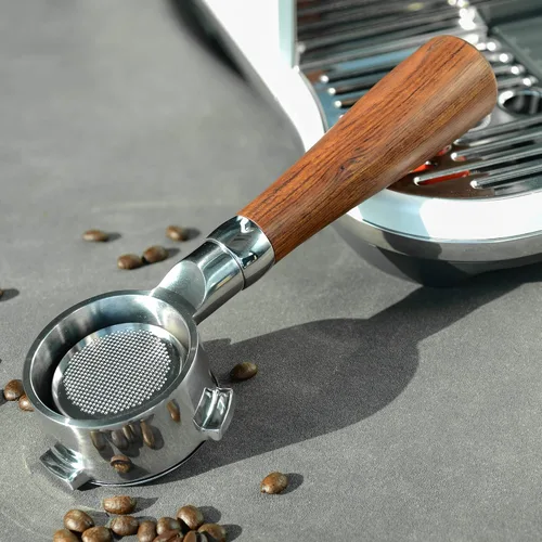 Miniatura 4 de Portafiltro sin fondo de 2.126 in, portafiltro sin fondo 2 en 1 para Breville Serie 8 Barista Express Pro Plus Touch Bambino Plus, con adaptador