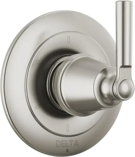 Delta Faucet Saylor - Kit de moldura de mango de ducha de 6 ajustes, kit de moldura de válvula desviadora, kit de desviador de ducha, acero