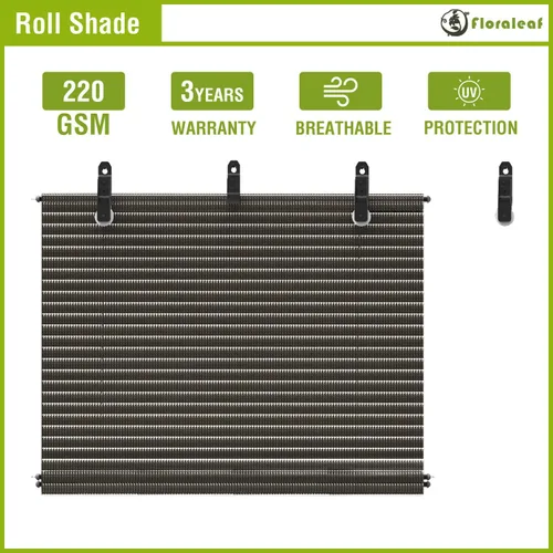 Miniatura 2 de Persianas enrollables para exteriores, para porche, terraza, pérgola, patio, balcón, glorieta, privacidad, 4 pies de ancho x 6 pies de alto
