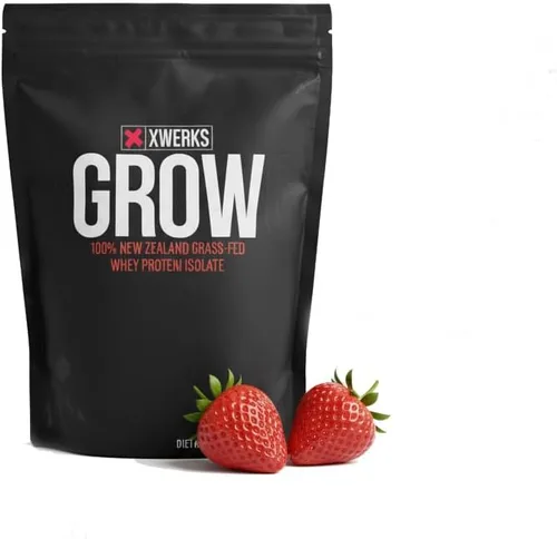 Miniatura 9 de Proteína en polvo de Nueva Zelanda de Xwerks Grow, proteína de suero de leche, Grass Fed (Vanilla Victory)