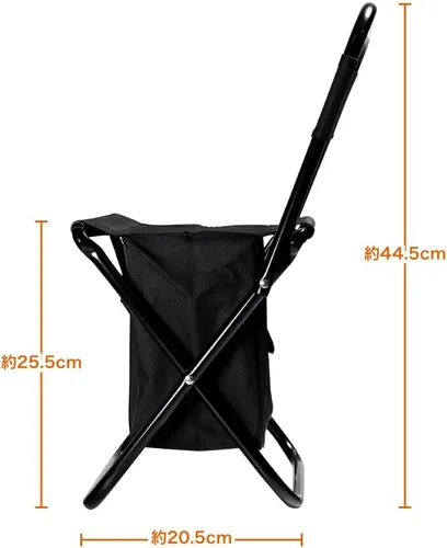 Miniatura 10 de Pine Field - Silla plegable con almacenamiento, color beige arena