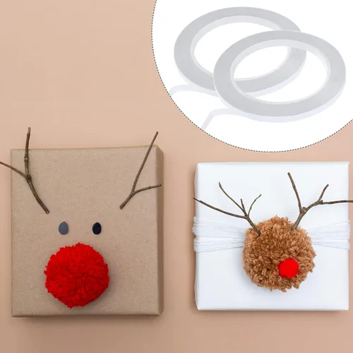Miniatura 7 de Chuangdi 8 rollos de cintas de doble cara para artes, fotografía de manualidades, álbumes de recortes, envoltura de regalos, cinta adhesiva
