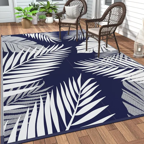 Miniatura 71 de GENIMO - Tapete reversible e impermeable para patios y exteriores, oferta, paja de plástico, para áreas grandes, campamentos, RV, pícnics, terrazas