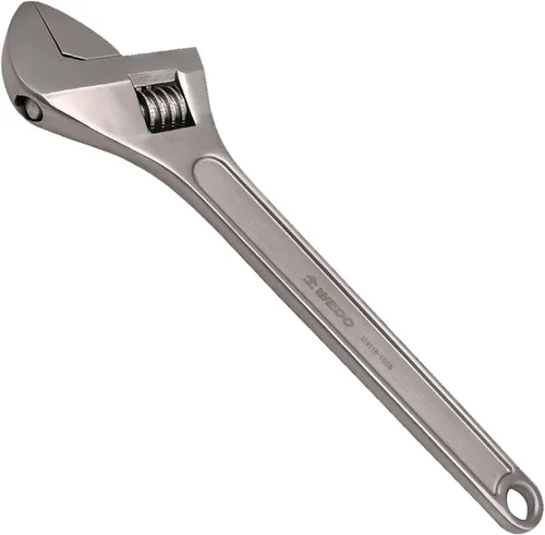 WEDO Llave inglesa ajustable de acero inoxidable, anticorrosión, alta resistencia, mandíbulas fresadas de precisión para una máxima potencia de