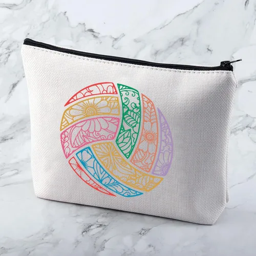 Miniatura 4 de MNIGIU Regalos para amantes del voleibol, bolsa de maquillaje y regalo para amantes del baile callejero, VOLLEYBALL