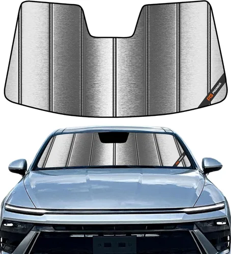 Miniatura 16 de Pigenius Parasol para parabrisas para Hyundai Sonata 2020-2023 Parasol para ventana delantera - AstraGuard Plateado