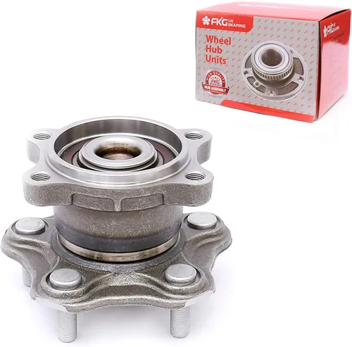 FKG 512201 Conjunto de cubo de rueda trasera para Nissan Altima 2002-2006, Maxima 2004-2008, 2004-2009 Quest