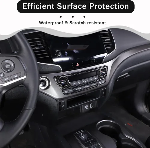 Miniatura 3 de Marco de Botón de Modo de Aire Acondicionado de Consola Central Moldura para Honda Pilot 2016-2022/ Honda Ridgeline 2017-2023/ Honda Passport