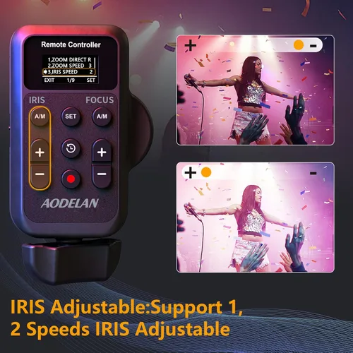 Miniatura 3 de Videocámara inalámbrica Lanc Control remoto con cable Jack de 0.098 in, IRIS, enfoque, grabación de video y Zoom Commander con Lanc o terminal