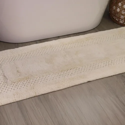 Miniatura 20 de Home Weavers Classy - Juego de alfombras de baño 100 % algodón, decoración de baño, lavable, extrasuave y absorbente, tapete de cocina, juego de Aqua