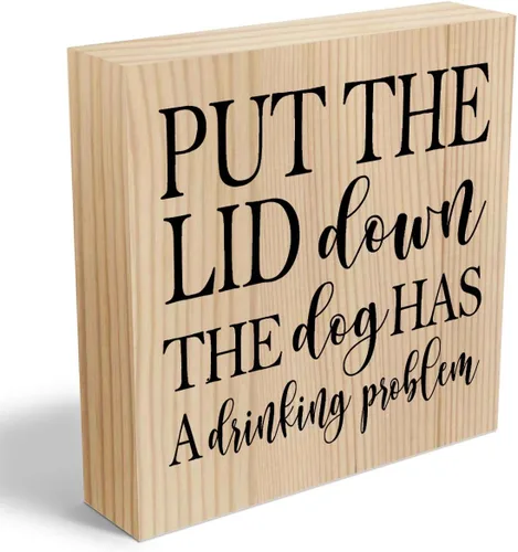 Miniatura 22 de mmiishe Letrero de madera inspirador decorativo motivacional con texto en inglés «Be Curious Not Judgmental», caja de madera para el hogar