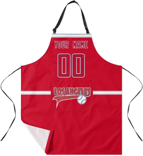 Miniatura 30 de ANTKING Custom Apron with Pocket Custom Any Name and Any Number Gifts for Dad Men Fans