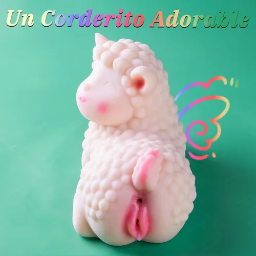 Miniatura 2 de Muñeca sexual realista Torso para hombres – Masturbador masculino de oveja con vaginal apretado, anal profundo, tamaño completo, lindo juguete