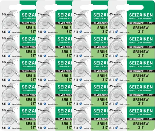 Miniatura 78 de 321 SR616SW - 10 pilas para reloj de óxido de plata sin mercurio, 1,55 V, fabricadas en Japón por Seiko