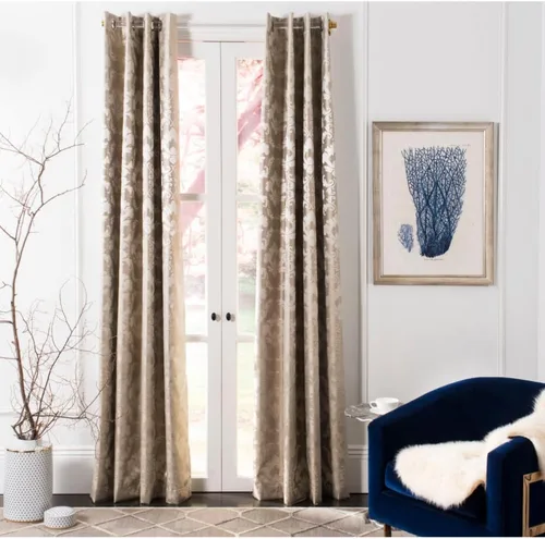 Miniatura 2 de Safavieh Home Collection Perama - Panel opaco para ventana de 52 x 96 pulgadas, color beige