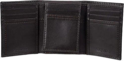 Miniatura 5 de Levis Mens Trifold Wallet-Sleek and Slim Includes Id Window and Credit Card Holder
