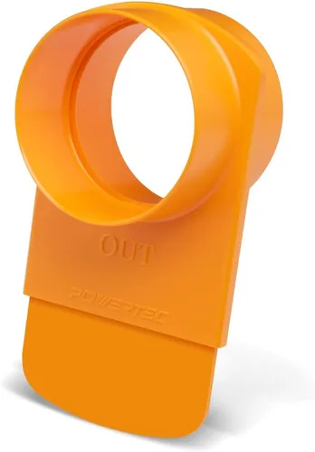 Miniatura 13 de POWERTEC 70294 - Puerta de ráfaga integrada de 2-1/2 pulgadas, resistente a obstrucciones, ajuste de plástico ABS cónico antihuecos para sistemas