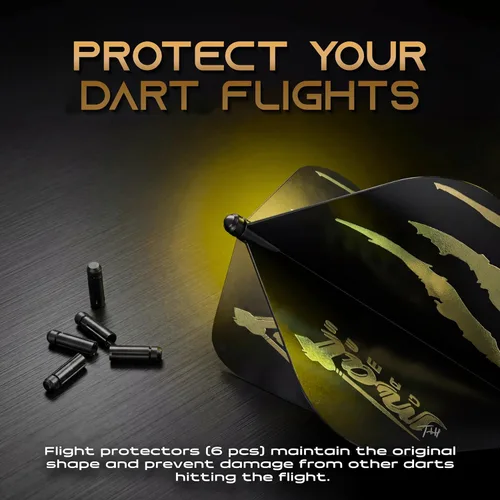 Miniatura 6 de IgnatGames Vuelos de dardos y accesorios – Juegos de 30 dardos de diferentes formas y 6 protectores de vuelo, kit de accesorios de dardos Kit