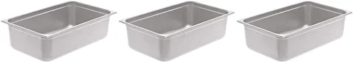 Miniatura 8 de Tiger Chef Cubierta para mesa de vapor de acero inoxidable de tamaño completo de 1/1, tapas de sartén de vapor de tamaño completo sólido