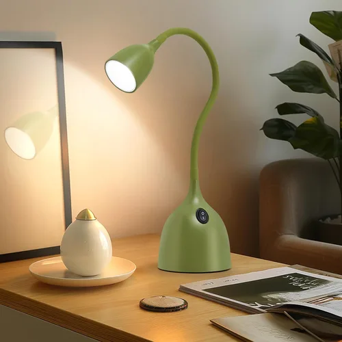 Miniatura 7 de Lámpara de Escritorio de Cuello de Cisne EJIAXIN 360° Luz de Lectura LED Flexible Lámpara de Escritorio Pequeña para Espacios Pequeños Lámpara