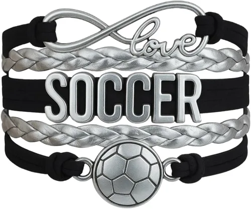 Miniatura 47 de Sportybella - Pulsera de fútbol ajustable, regalo para jugadores