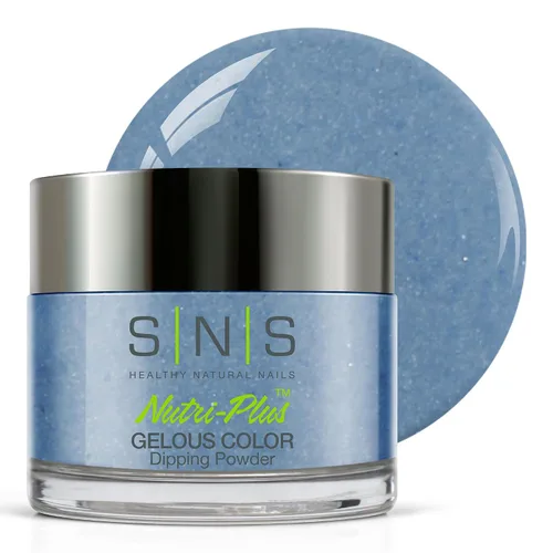 Miniatura 36 de SNS Polvo de inmersión de uñas, polvo de inmersión de color geloso - Acai Bowl (negro) - Color de uñas de larga duración dura 14 días - Bajo olor