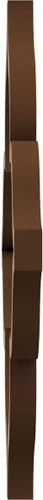 Miniatura 3 de 7 3/8 pulgadas de ancho x 7 3/8 pulgadas de alto x 3/8 pulgadas de alto, paneles de pared de madera con calado decorativo extra pequeño, roble rojo