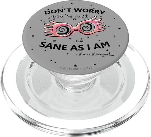 Harry Potter Luna Lovegood Spectrespecs PopSockets MagSafe PopGrip negro para iPhone