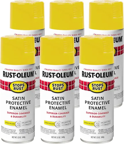 Miniatura 37 de Rust-Oleum 285092 - Pintura en aerosol para prevención del óxido, 12 onzas, transparente satinado Satinado claro
