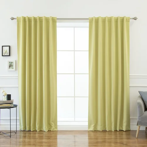 Miniatura 17 de Best Home Fashion cortina opaca con aislamiento térmico sólido para grifo, 215 centímetros de largo. Gris Oscuro