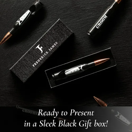 Miniatura 6 de Regalos para el mejor hombre para boda – Grabado 'BEST MAN' 50 Cal abrebotellas I Best Man Propuesta regalo I Will You Be my Best Man Gifts