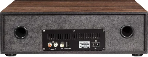 Miniatura 6 de Crosley CR3501A-WA Fleetwood Bluetooth FM Radio despertador y reproductor de CD, Nogal