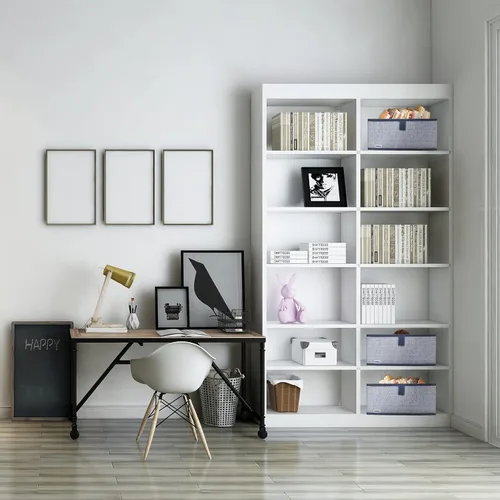 Miniatura 7 de Paquete de 3 contenedores de almacenamiento para armario, caja de almacenamiento grande trapezoidal, cestas de tela plegables para organizar ropa