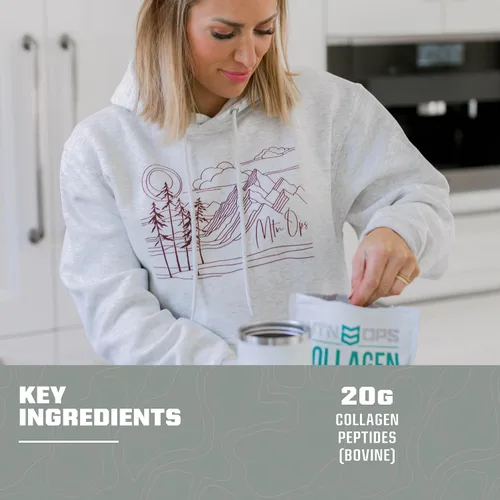 Miniatura 6 de MTN OPS Eva Shockey Signature Series - Polvo de proteína de péptido de colágeno, 20 porciones, 21.2 onzas