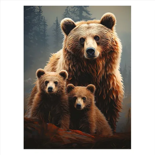 Miniatura 50 de Impresiones de arte de pared lenticular 3D LiveLife - El amor de un padre de Deluxebase. Póster 3D de león sin marco. Decoración de pared perfecta.