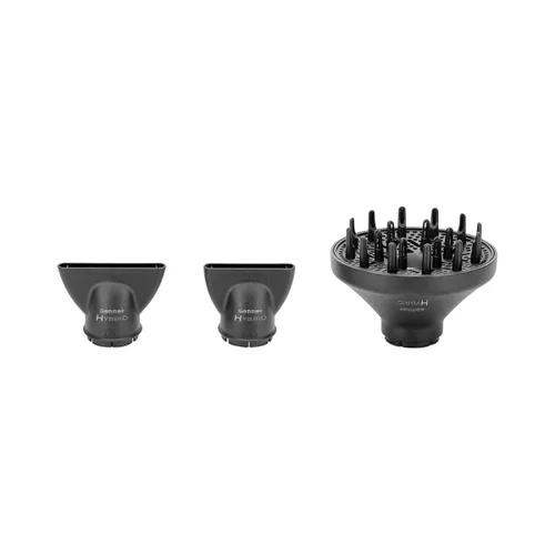 Miniatura 5 de GAMMA+ Secador de pelo profesional híbrido ligero, tecnología iónica, bajo ruido con 2 boquillas y difusor