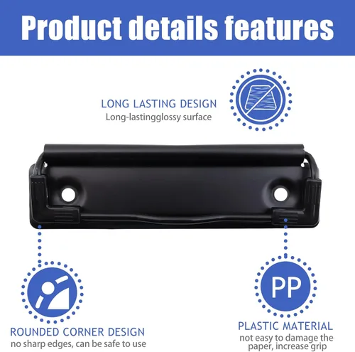 Miniatura 3 de Clips montables resistentes para portapapeles de metal a granel, abrazaderas de portapapeles para archivos de oficina de enfermeras, manualidades