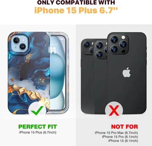 Miniatura 33 de Diaclara Funda diseñada para iPhone 16, mejorada [protección completa de la cámara], carcasa resistente de cuerpo completo con protector de pantalla