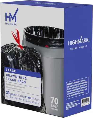 Miniatura 6 de Bolsas de basura Highmark, 33 galones, caja de 70, DP00544