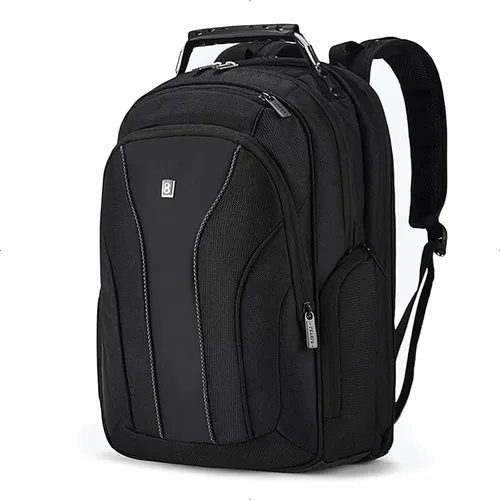 LEVEL8 Mochila para laptop, mochila de trabajo para hombres y mujeres, bolsa de computadora de viaje para negocios, compatible con laptop y portátil