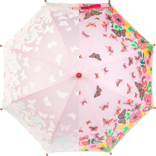 Miniatura 15 de Stephen Joseph Kids' Color Changing Wet Dry Umbrella, Water reacting, Pinch Free Umbrellas for Rain Children's Umbrella, BUTTERFLY, 23"X29
